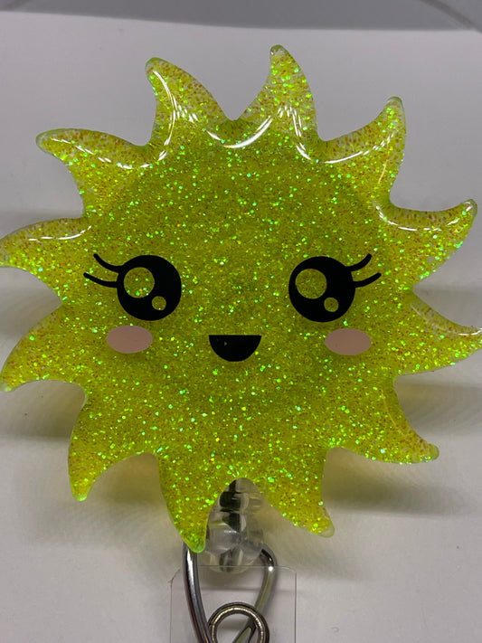 Happy Sun Badge Reel