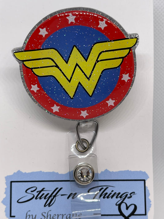 Woman Badge Reel