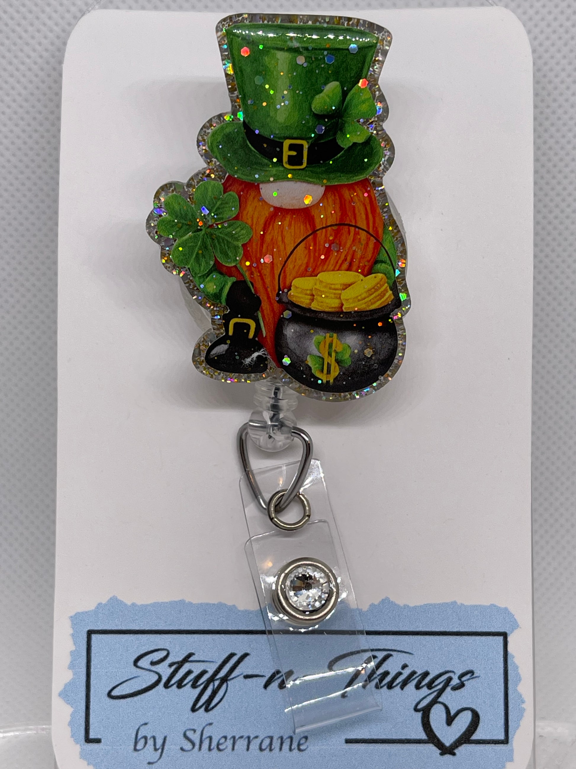 St. Patrick's Gnome Badge Reel – Stuff-n-Things by Sherrane