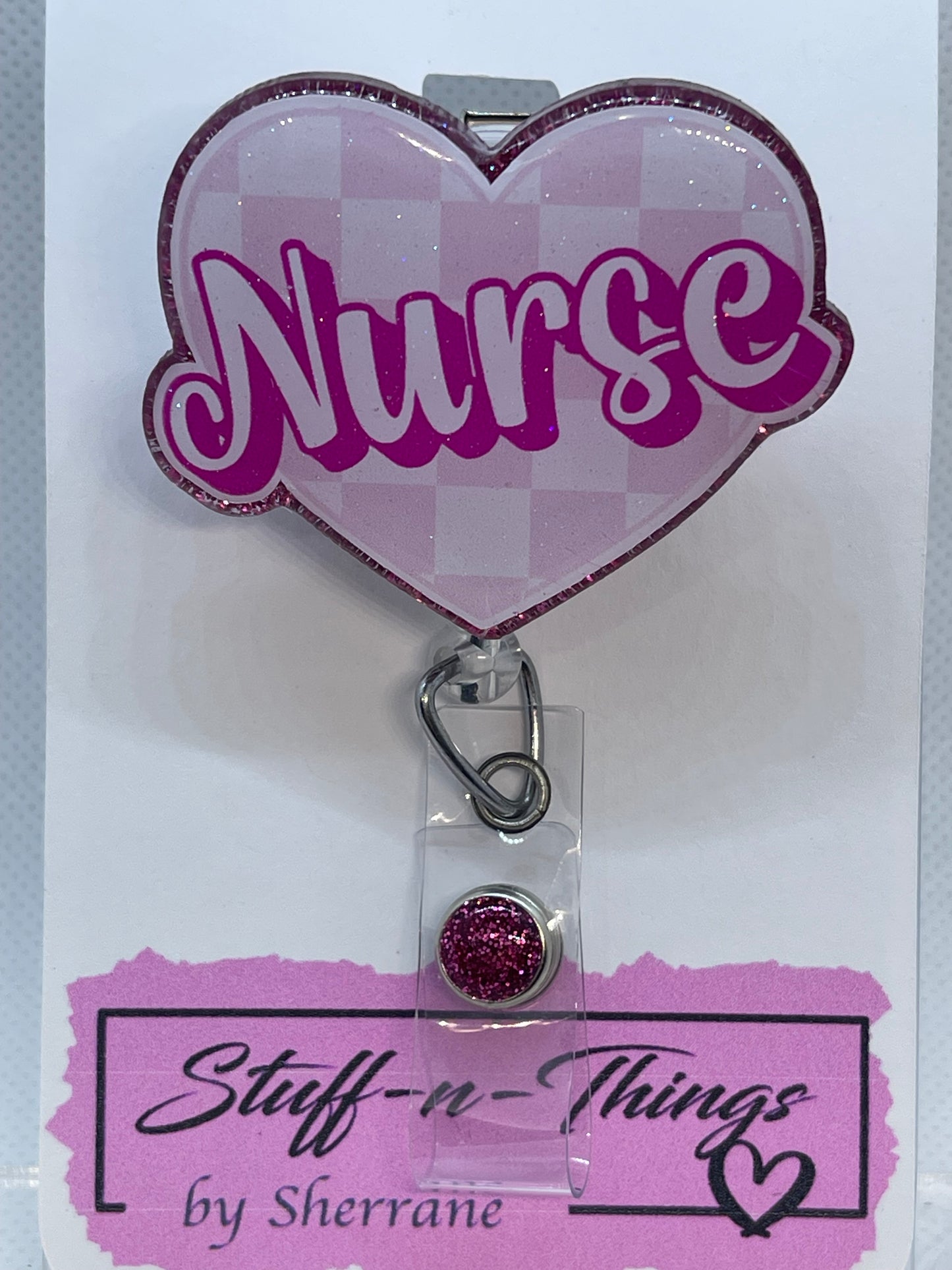 Nurse Heart Badge Reel