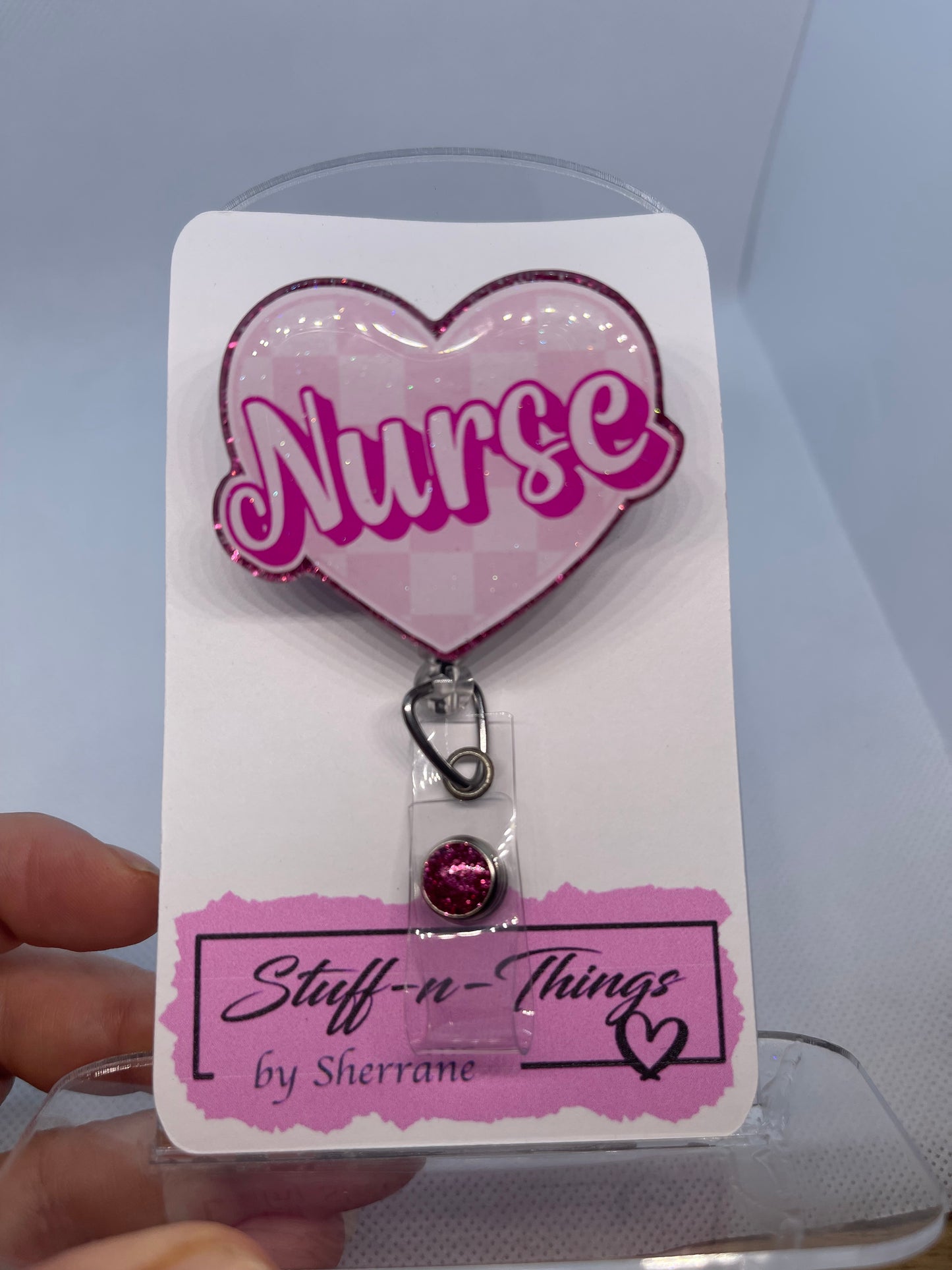 Nurse Heart Badge Reel